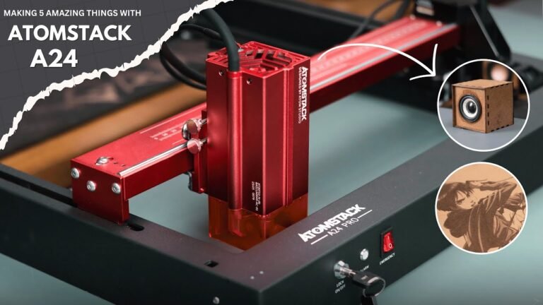 Atomstack A24 Pro - Hands-on Test 1 Atomstack A 24 pro