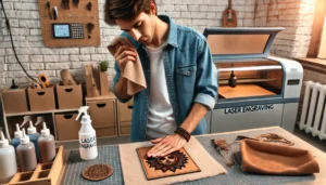 CLeaning leather after engraving