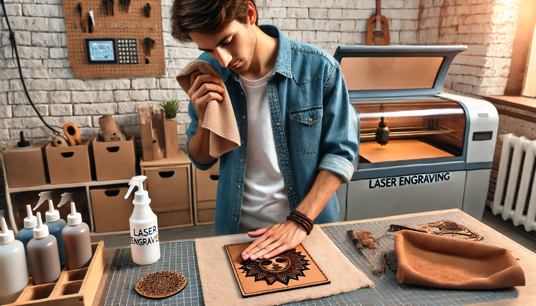 How To Clean Leather After Engraving?