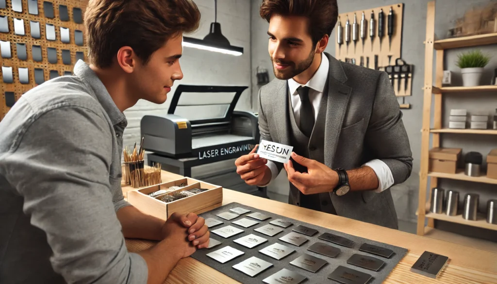Maximize Your Profit with Laser Engraved Business Cards 2 Laser engraved business card image