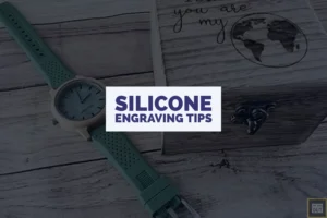 Silicone rubber engraving tips